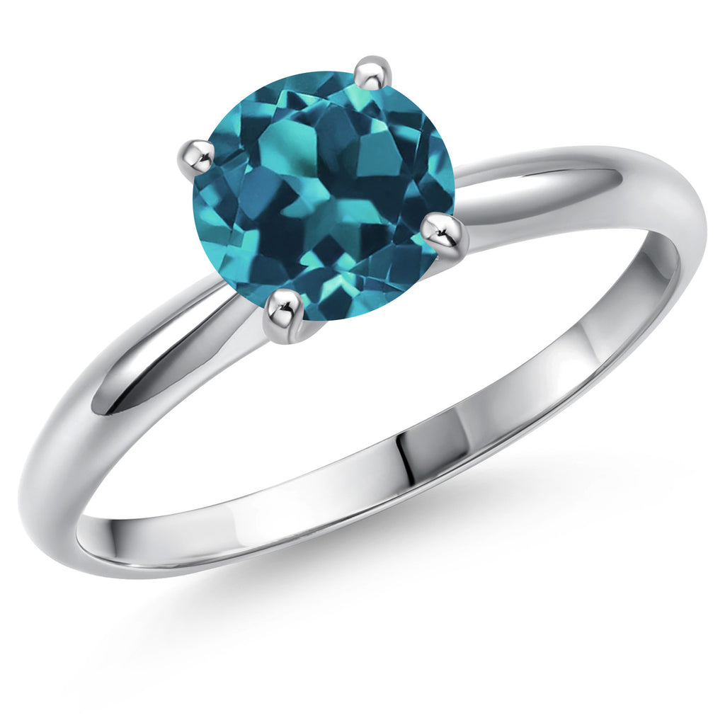 London Blue Topaz - November_6_Ring in Platinum