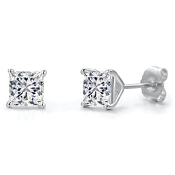 Earrings in 14K White Gold