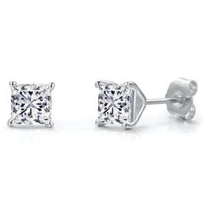 Earrings in 14K White Gold