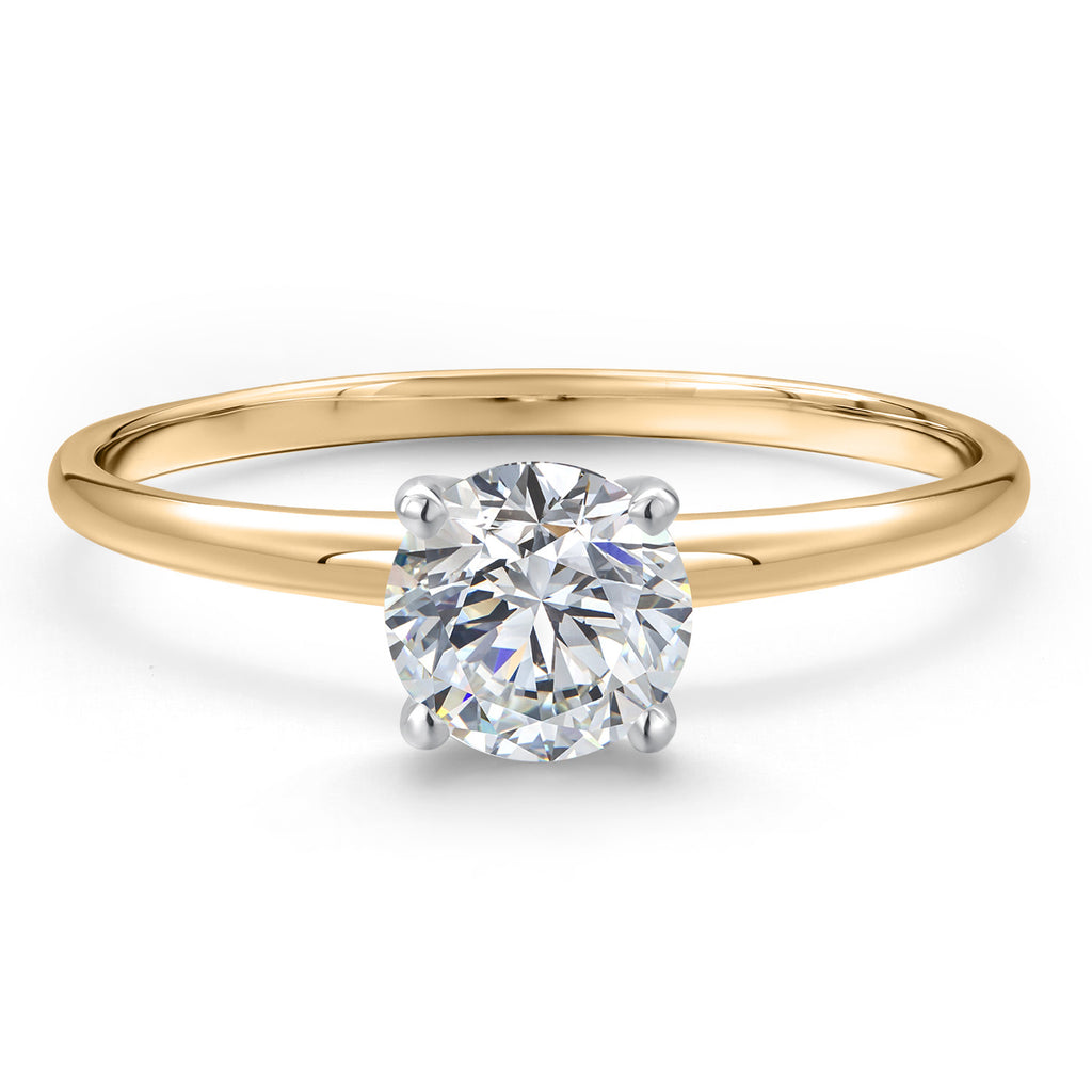 Ring in 14K Two Tone Gold