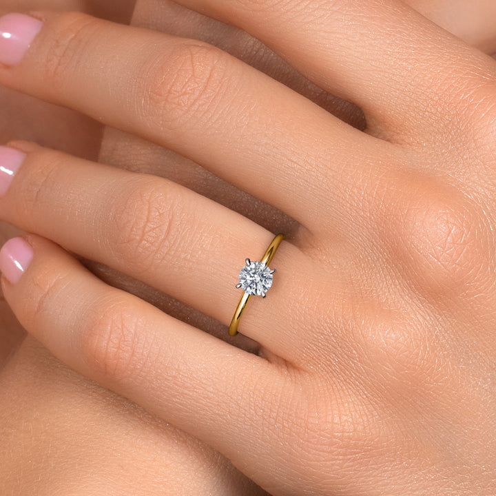 Ring in 14K Two Tone Gold