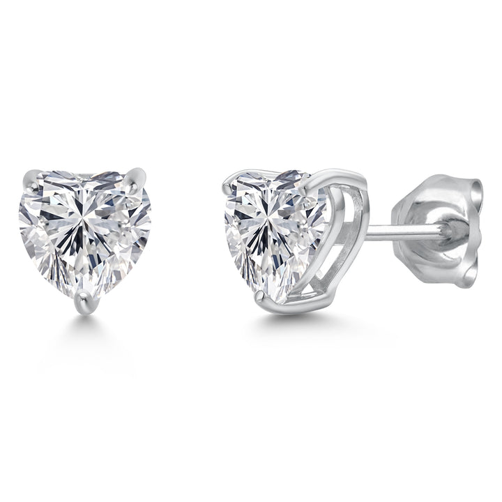 Earrings in 14K White Gold