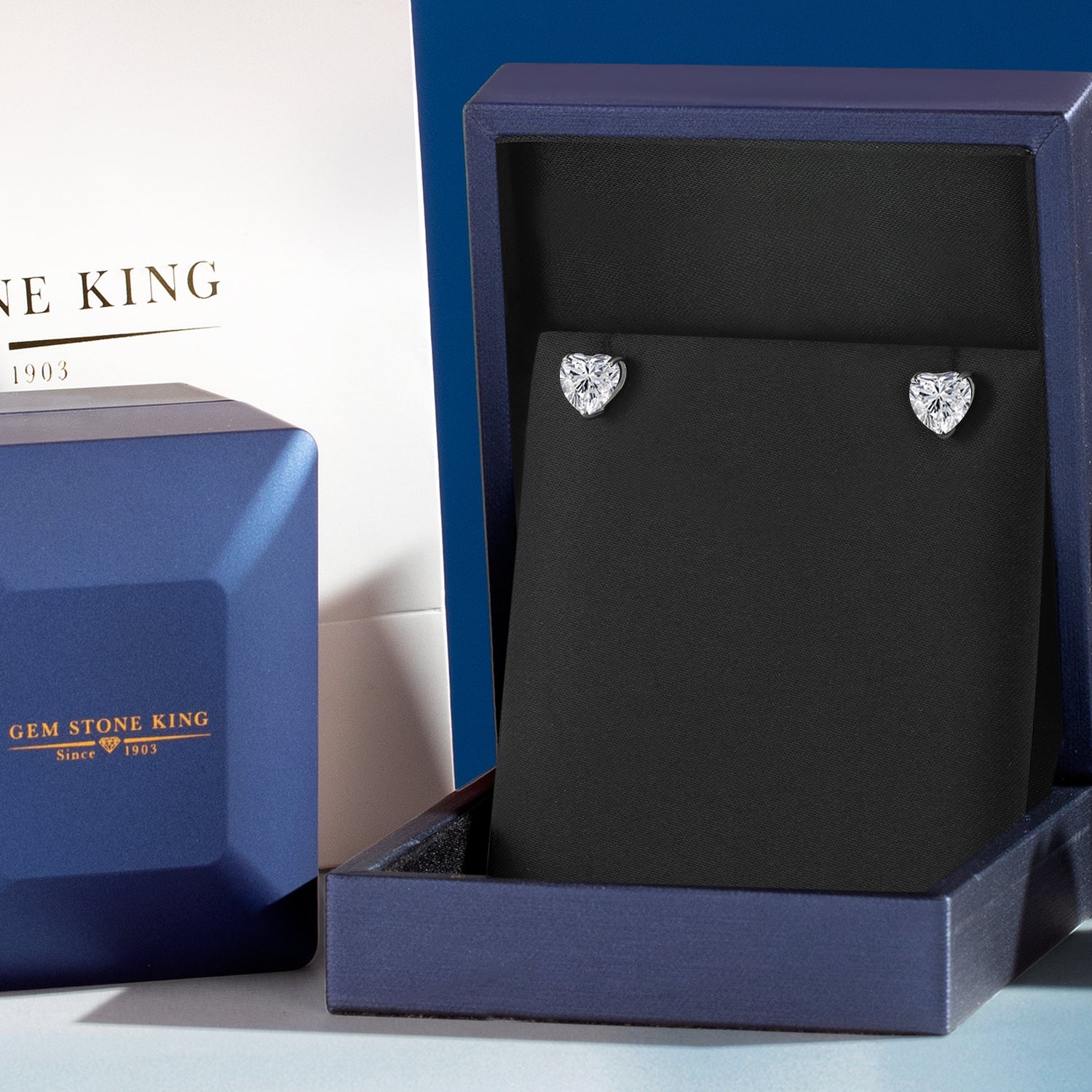 Earrings in 14K White Gold