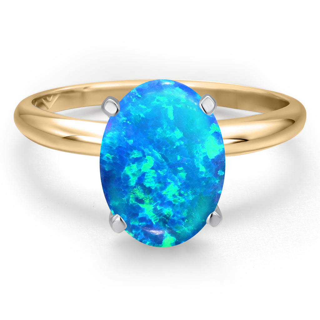 Ring in 14K Two Tone Gold