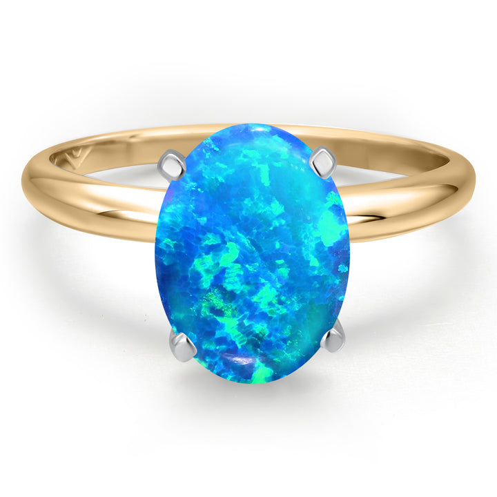 Ring in 14K Two Tone Gold