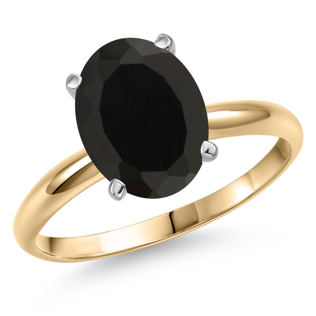 Onyx - December_8_Ring in 14K Two Tone Gold