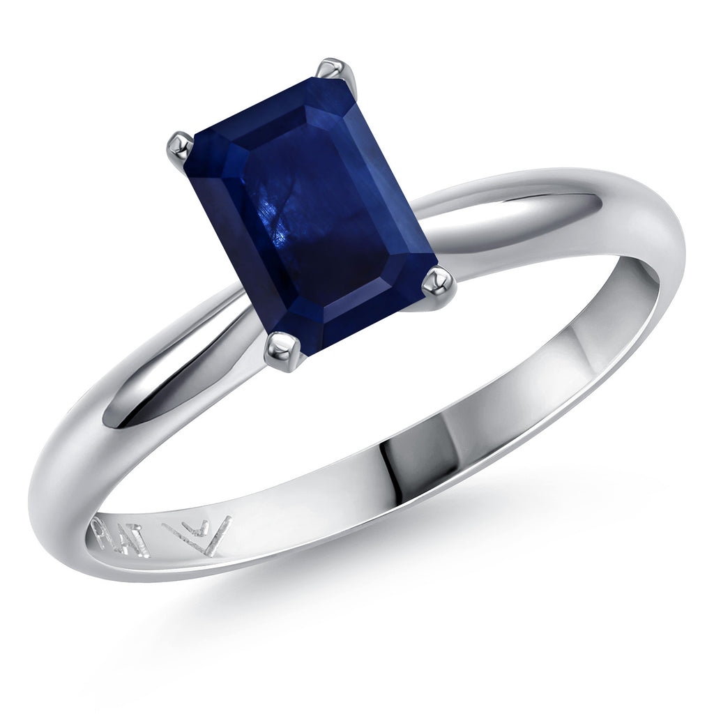 Blue Sapphire - September_6_Ring in Platinum