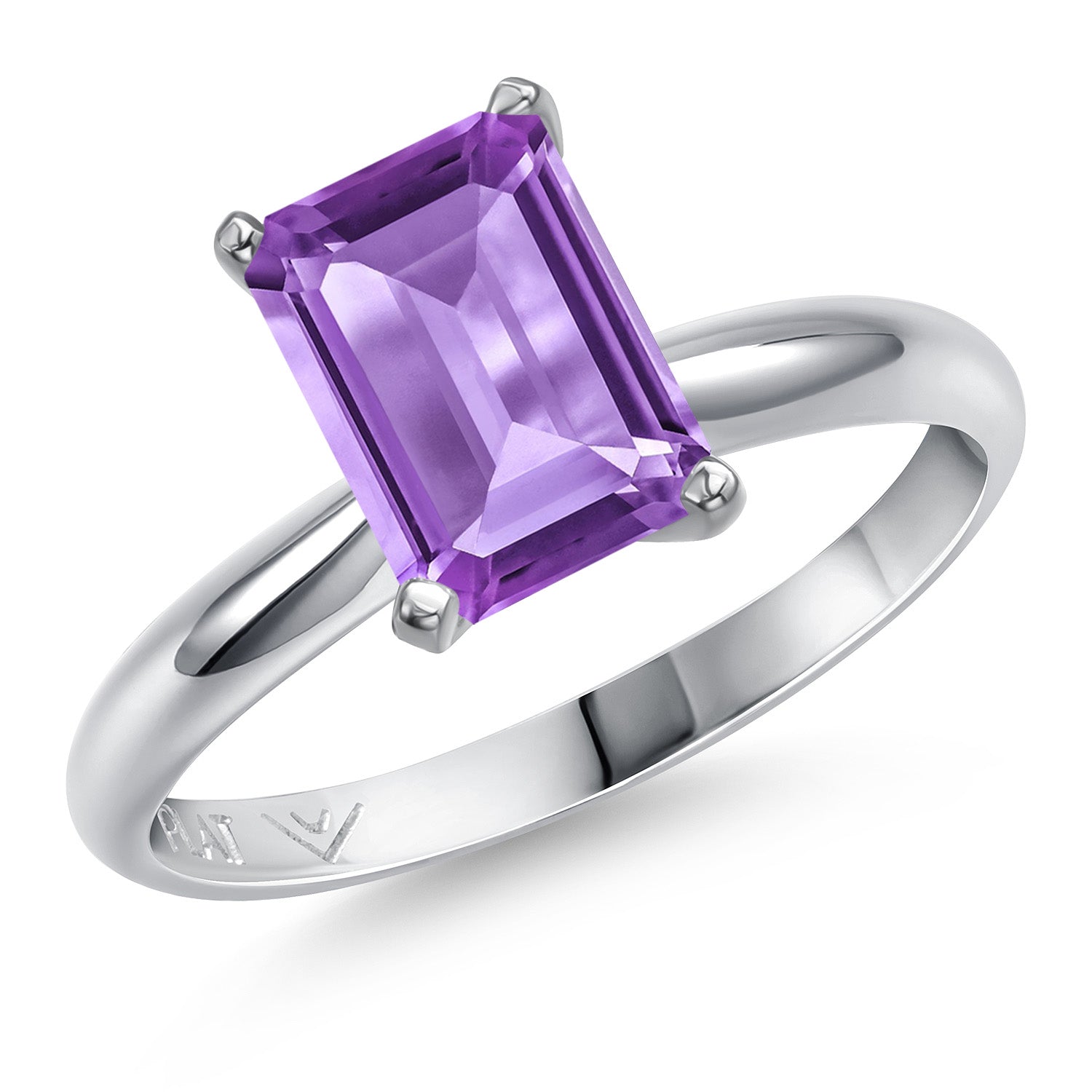 Amethyst - February_9_Ring in Platinum