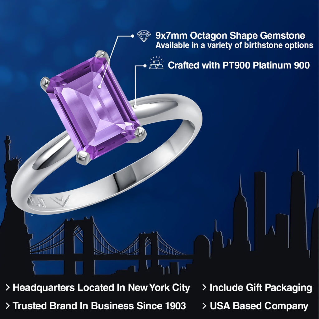 Amethyst_Ring in Platinum