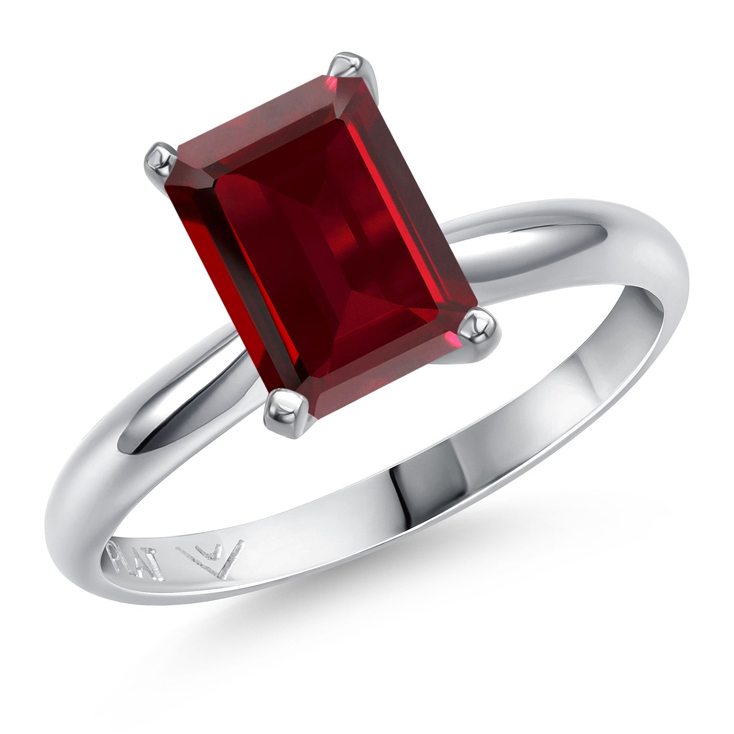 Garnet - January_6_Ring in Platinum