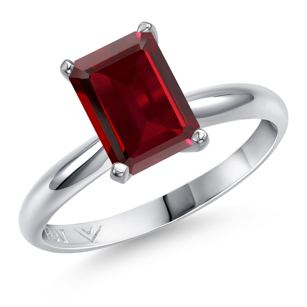 Garnet - January_7_Ring in Platinum