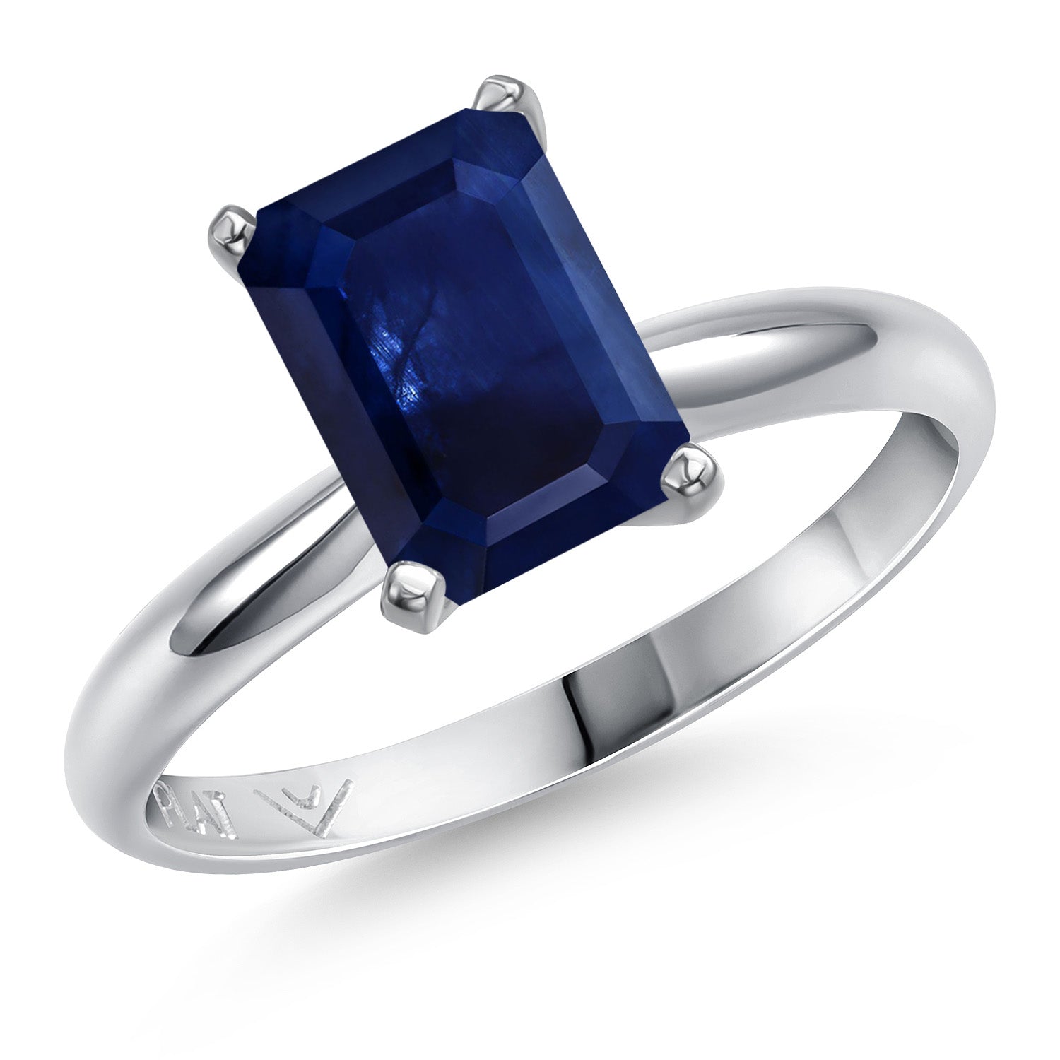 Blue Sapphire - September_9_Ring in Platinum