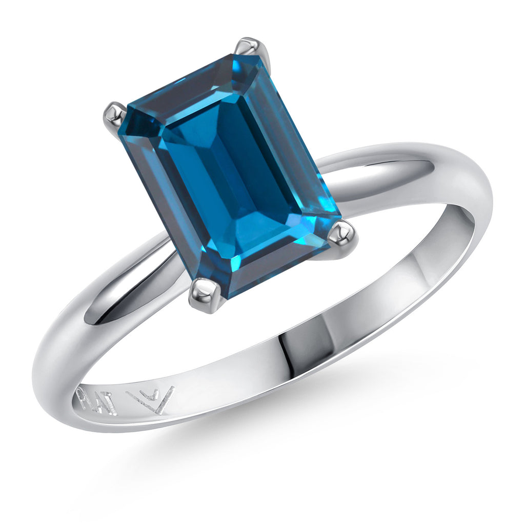 London Blue Topaz - November_5_Ring in Platinum