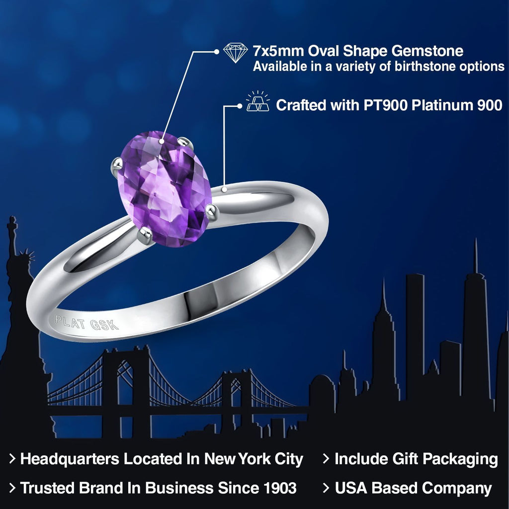Amethyst_Ring in Platinum