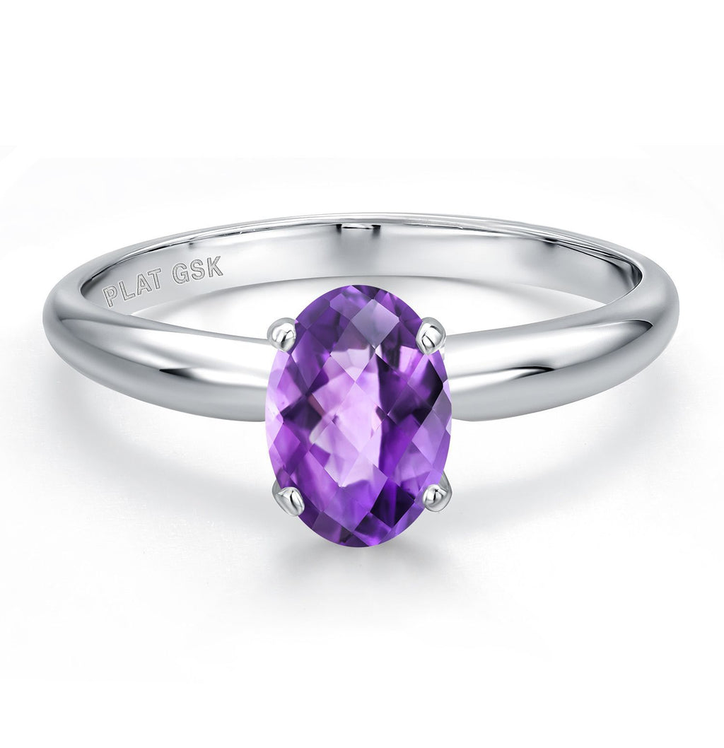 Amethyst_Ring in Platinum