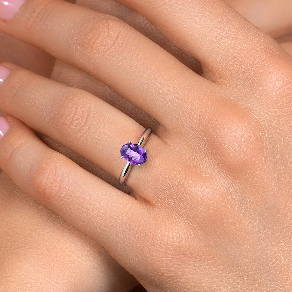 Amethyst_Ring in Platinum