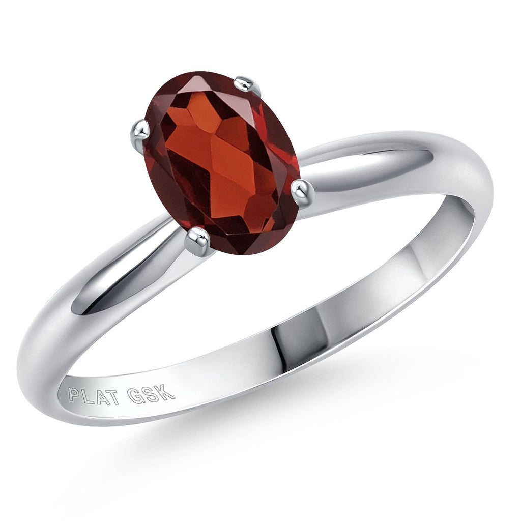 Garnet - January_5_Ring in Platinum