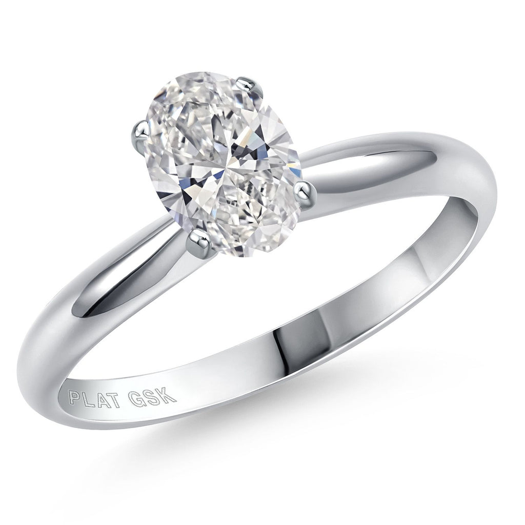 Oval_1 Ct_6_Ring in Platinum
