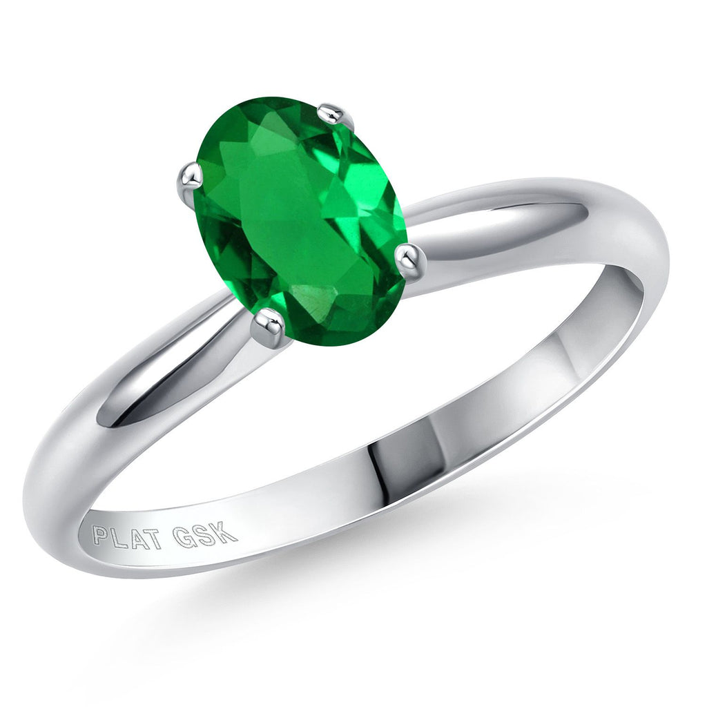 Nano Emerald - May_6_Ring in Platinum