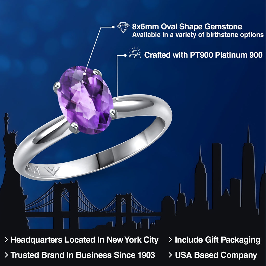 Amethyst_Ring in Platinum