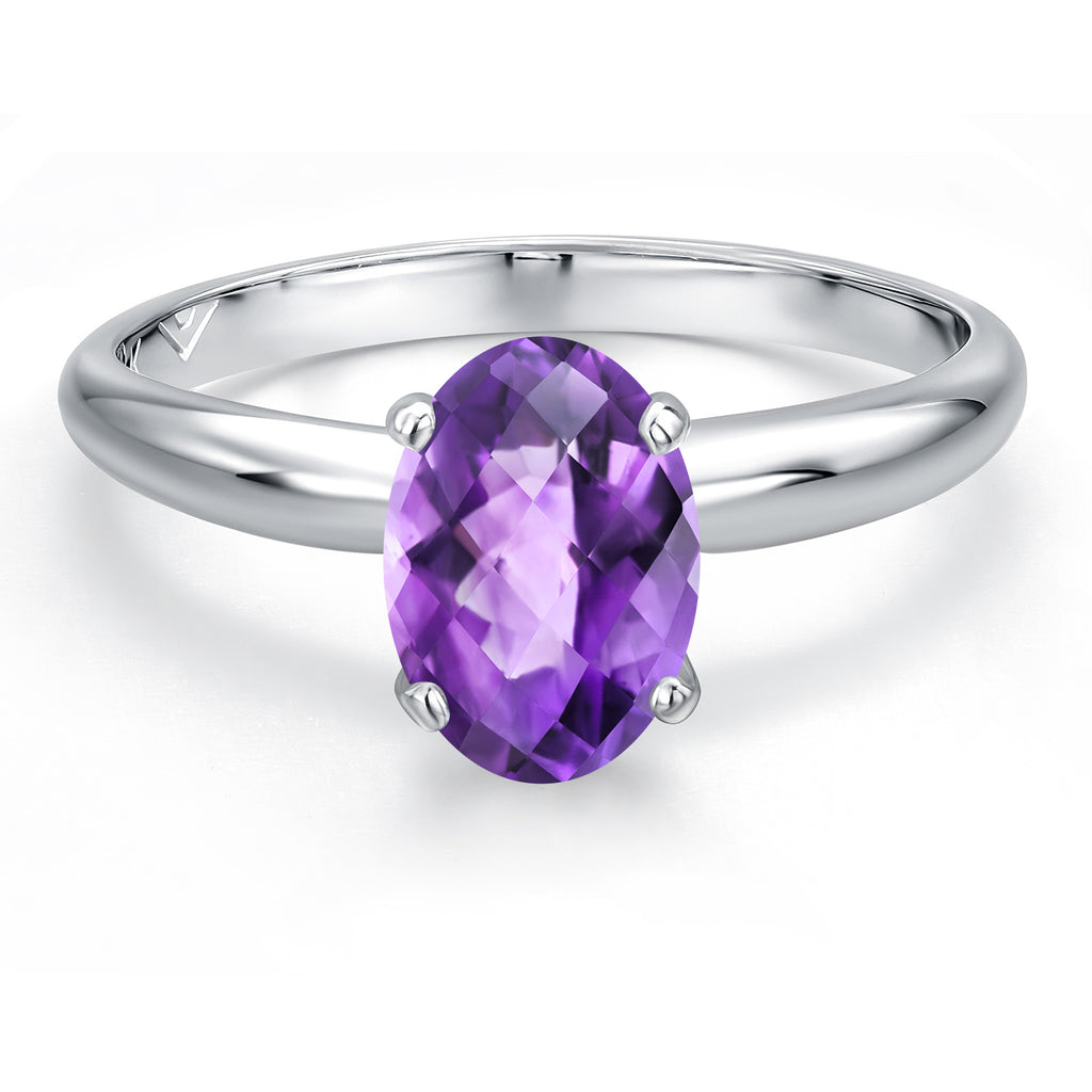Amethyst_Ring in Platinum