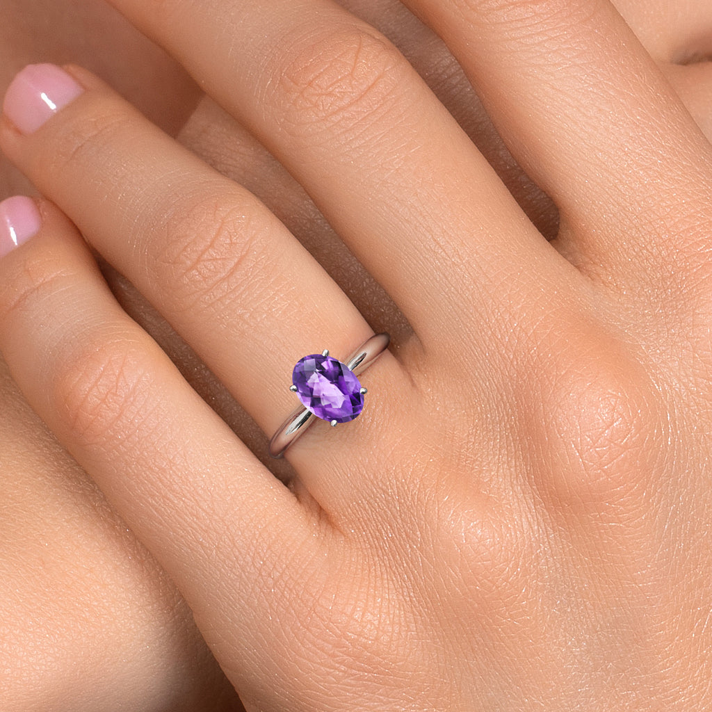 Amethyst_Ring in Platinum