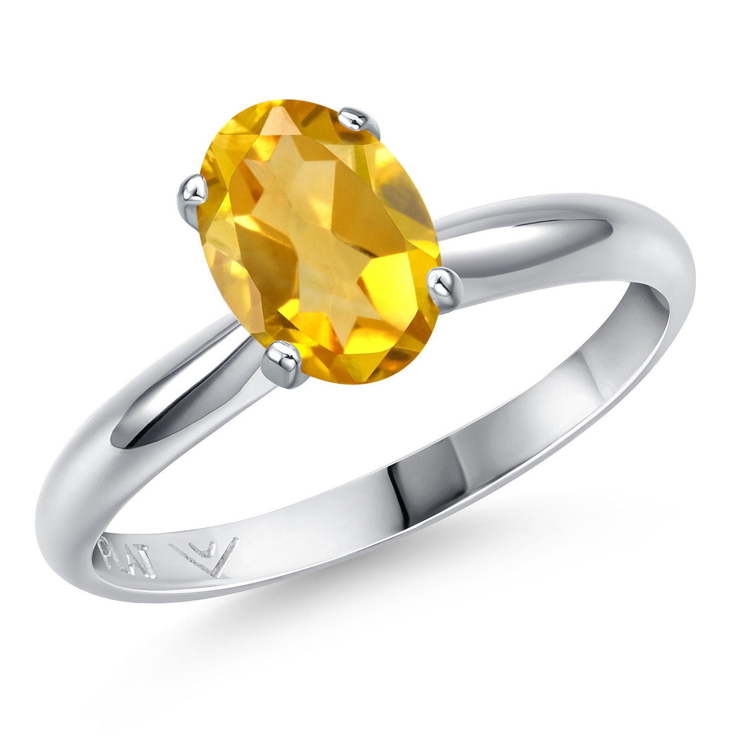 Citrine - November_8_Ring in Platinum