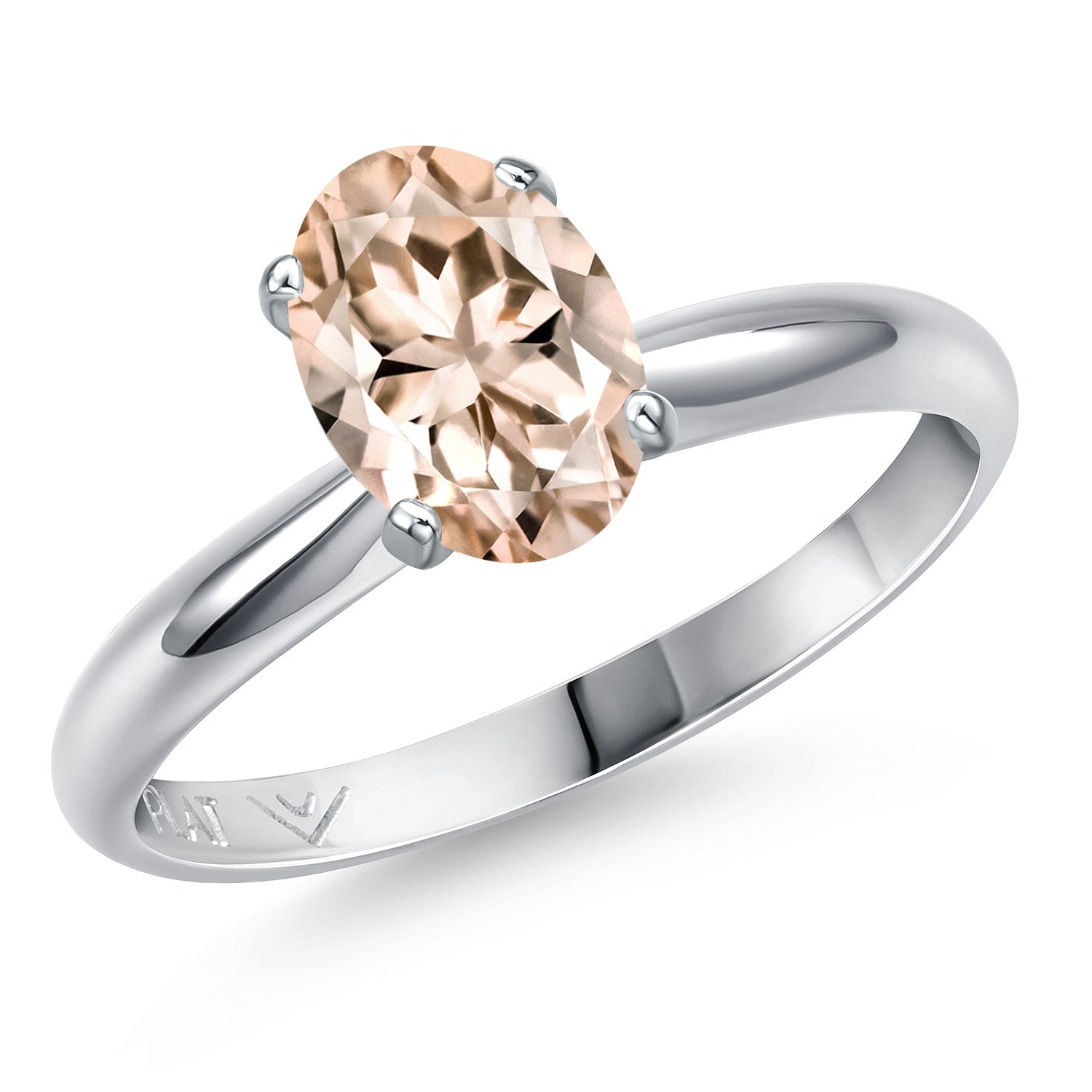 Morganite - October_8_Ring in Platinum