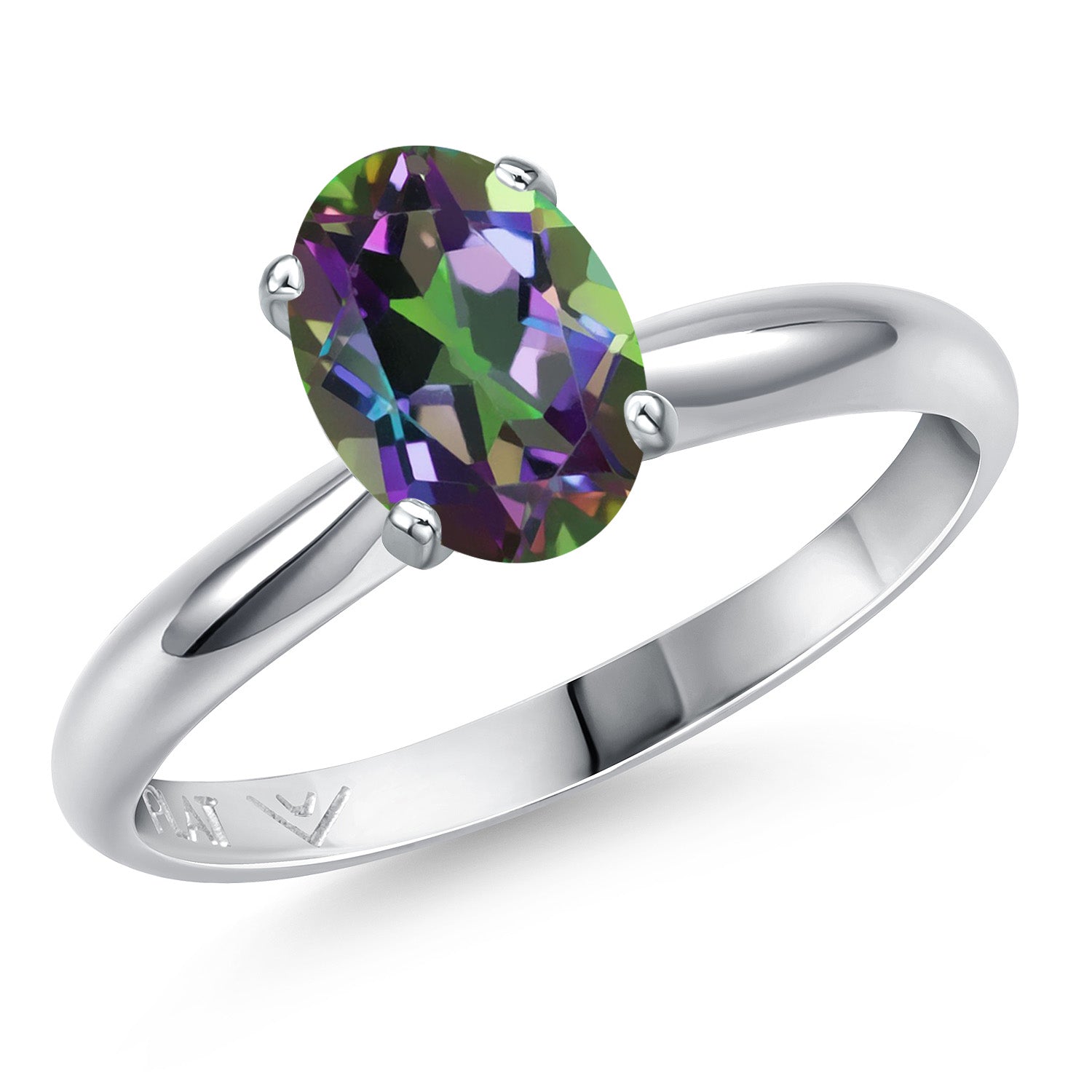 Green Mystic Topaz_9_Ring in Platinum
