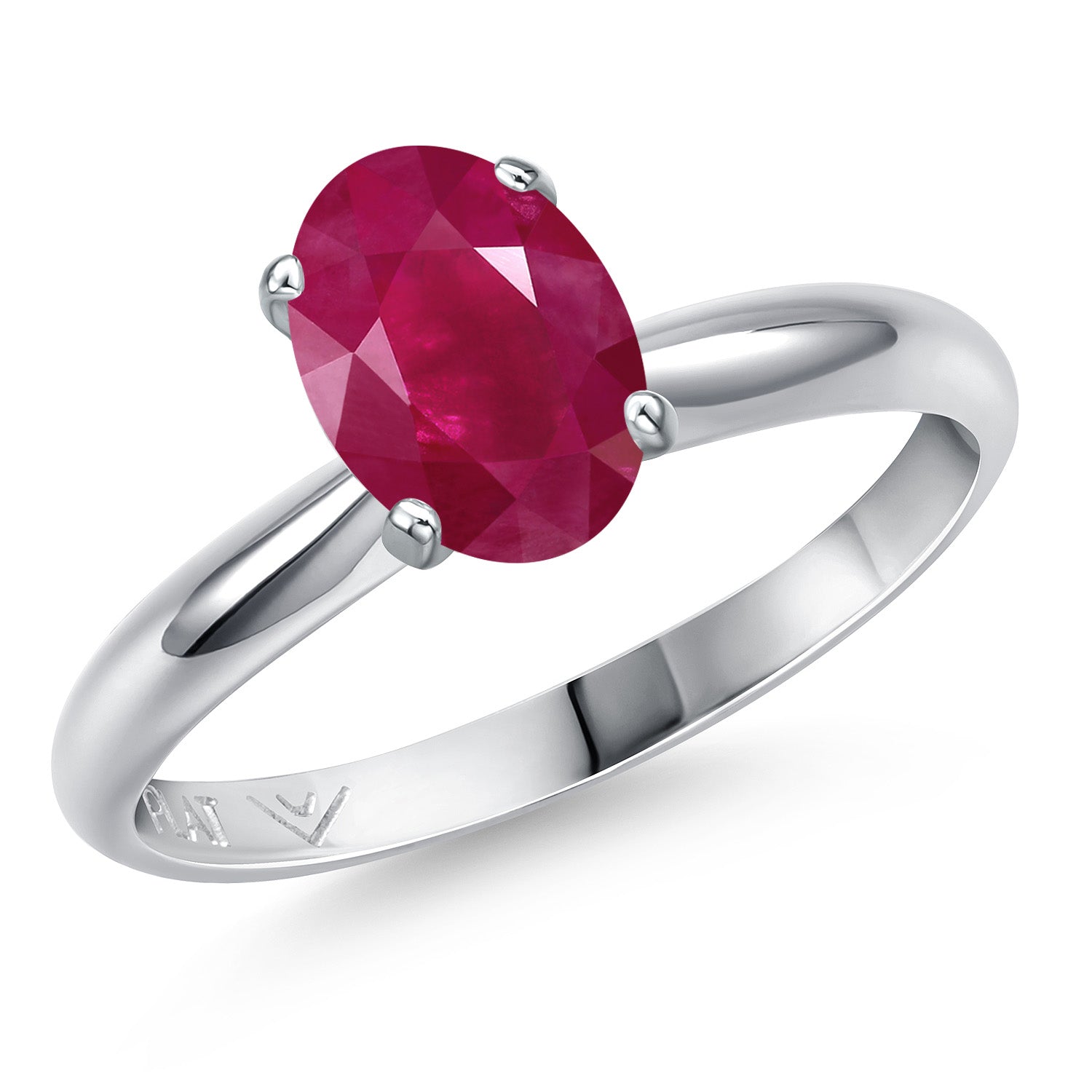 Ruby - July_9_Ring in Platinum