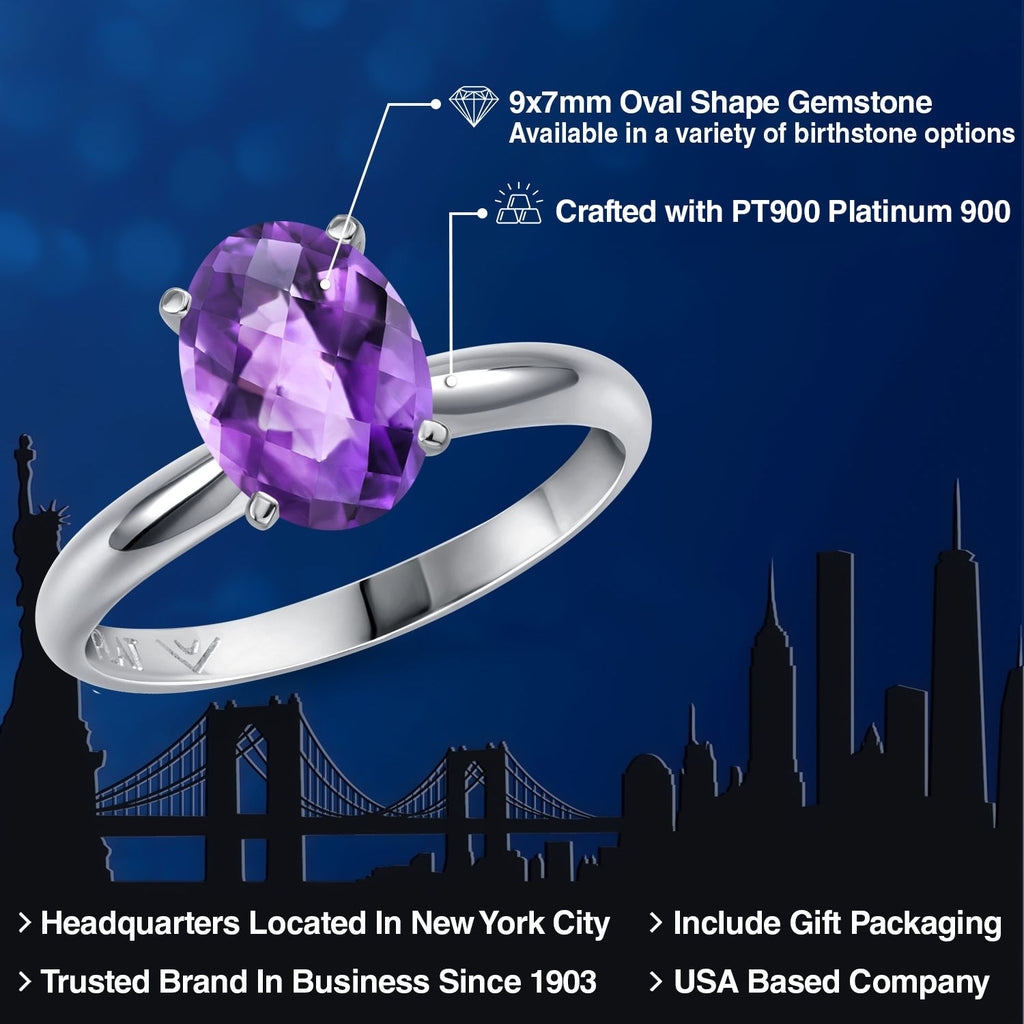 Amethyst_Ring in Platinum