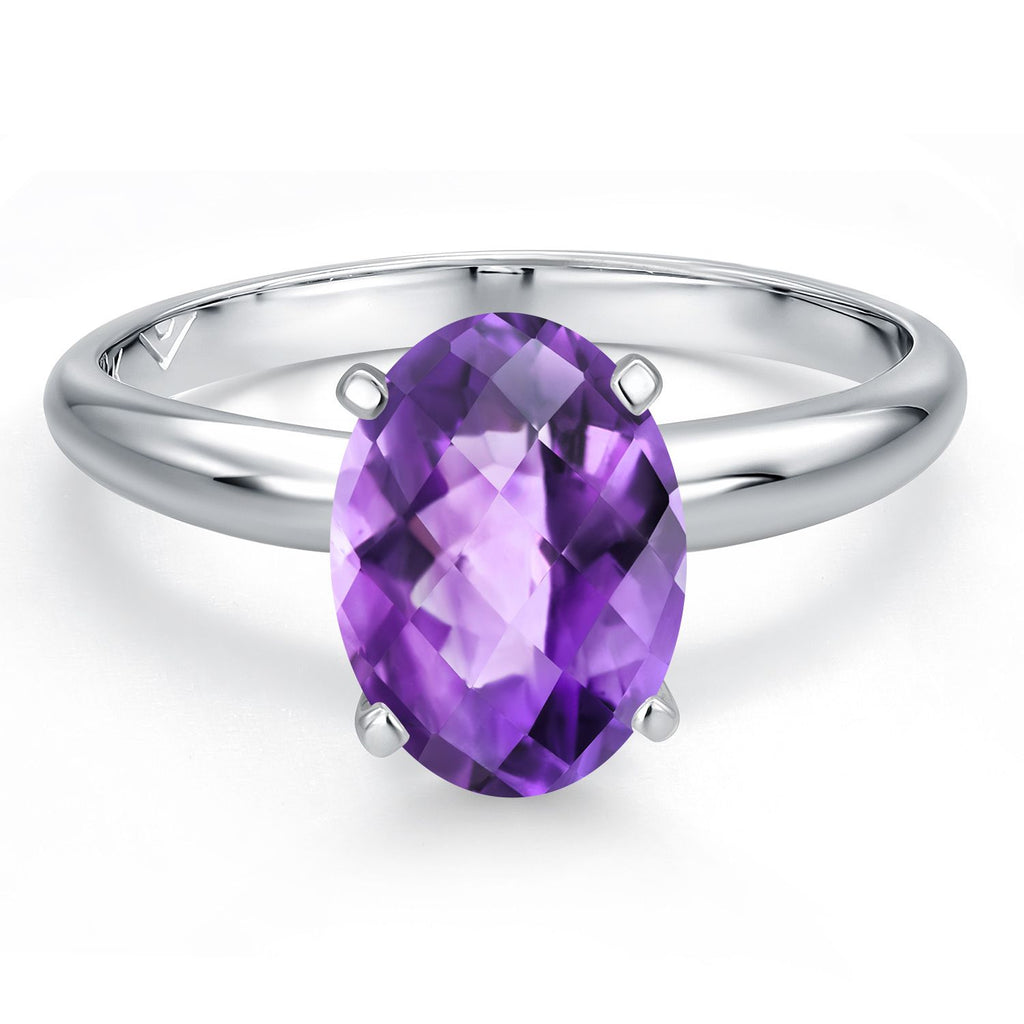 Amethyst_Ring in Platinum