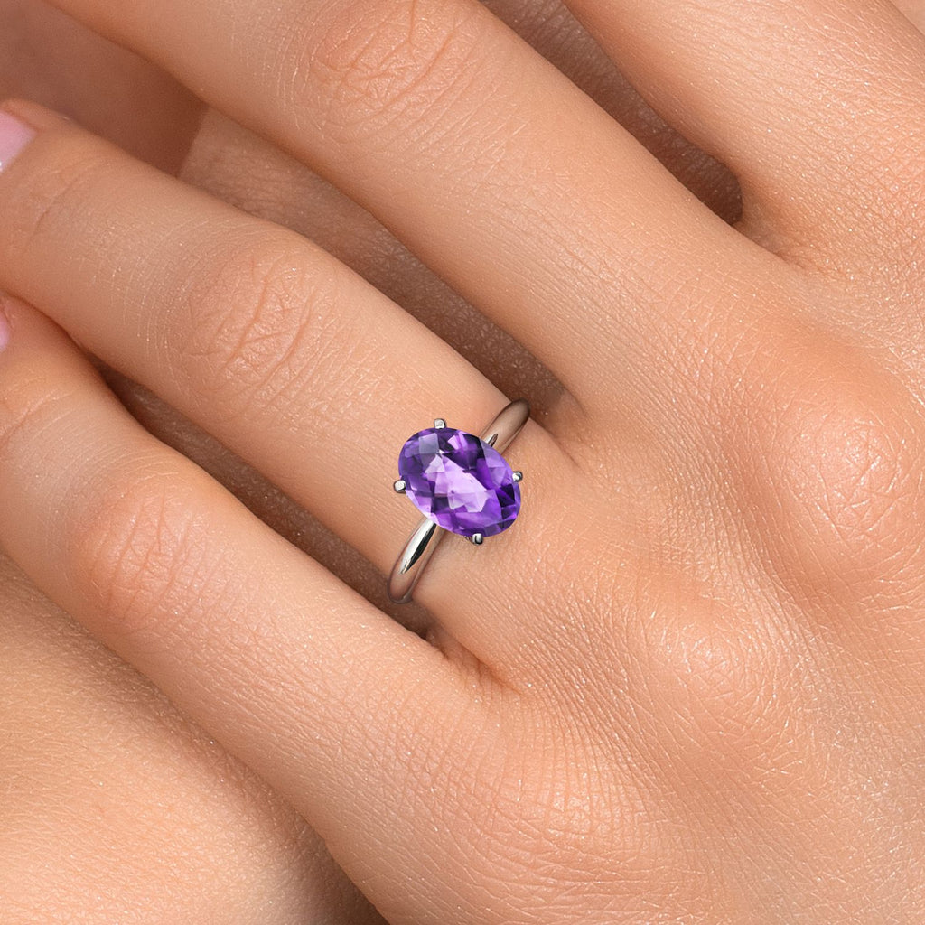 Amethyst_Ring in Platinum