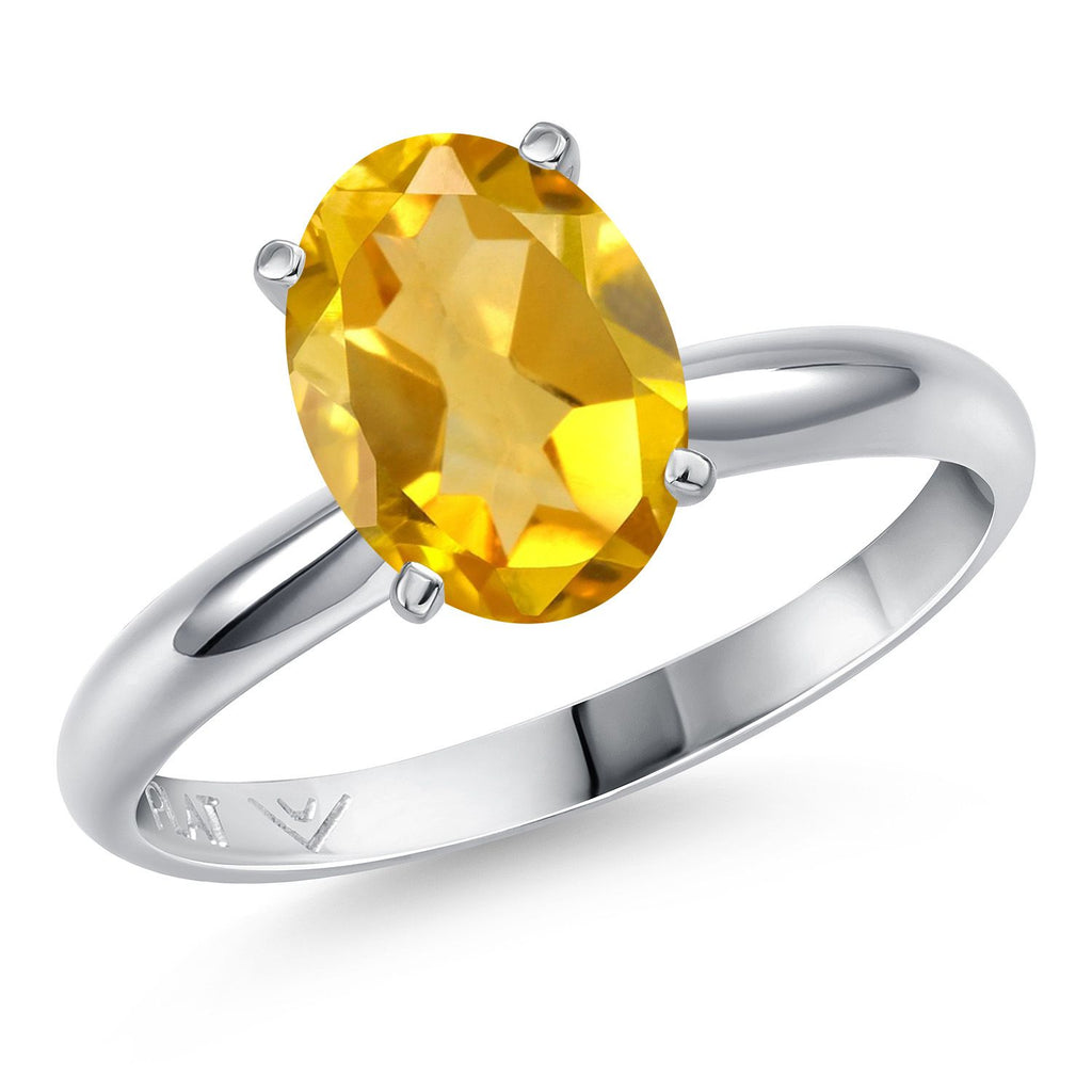 Citrine - November_8_Ring in Platinum