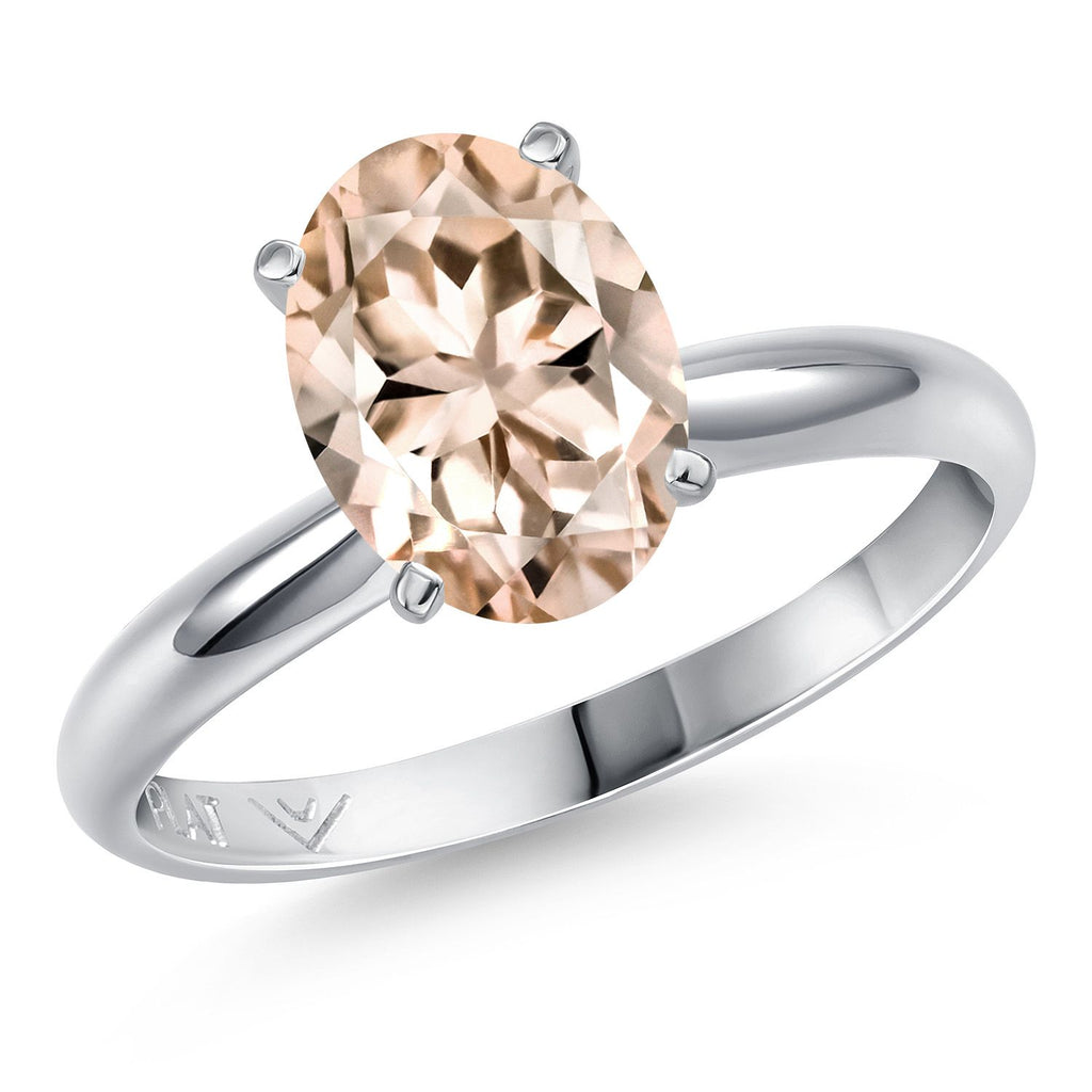 Morganite - October_8_Ring in Platinum