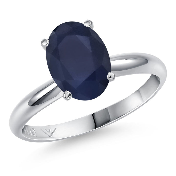Blue Sapphire - September_5_Ring in Platinum