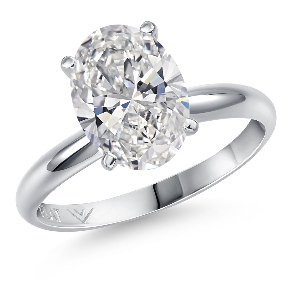 Oval_2 Ct_5_Ring in Platinum