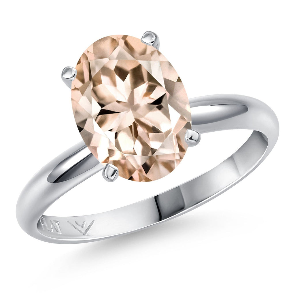 Morganite - October_9_Ring in Platinum