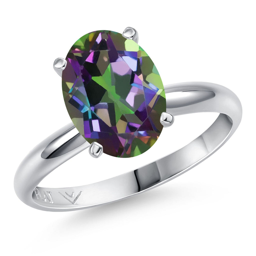 Green Mystic Quartz_6_Ring in Platinum