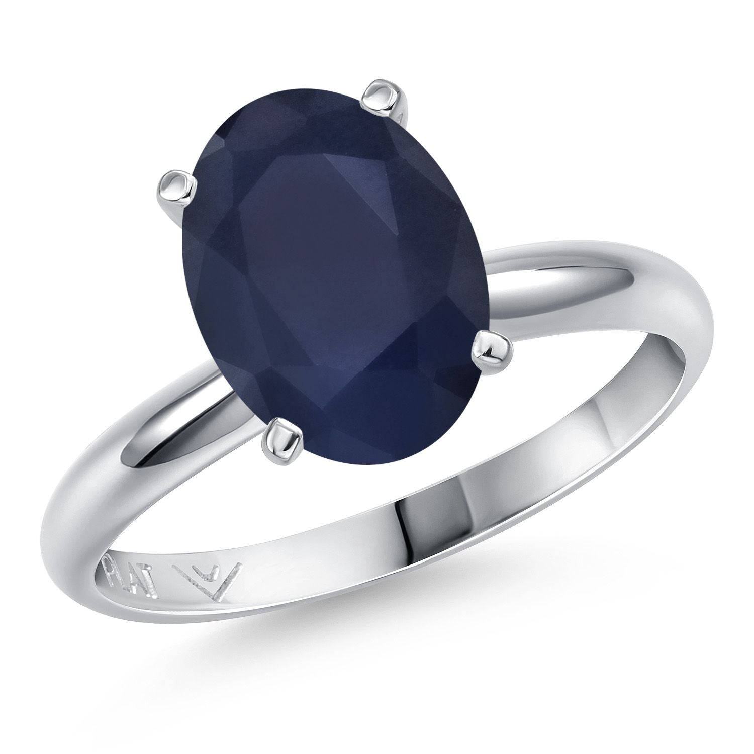 Blue Sapphire - September_6_Ring in Platinum