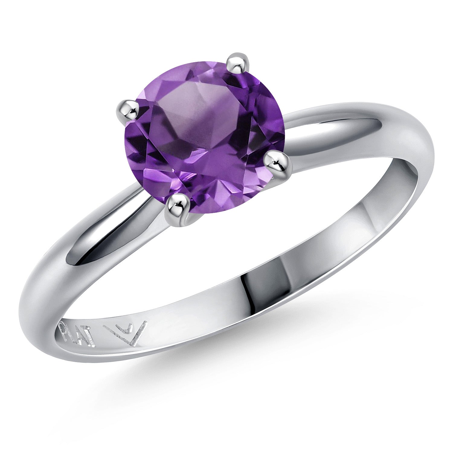 Amethyst - February_7_Ring in Platinum