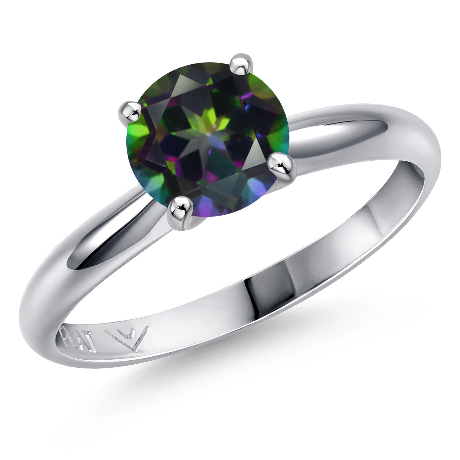 Green Mystic Topaz_8_Ring in Platinum