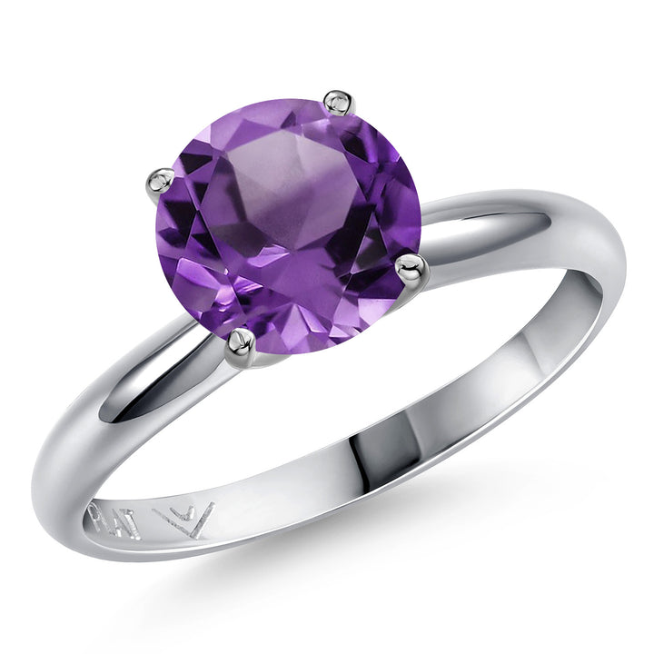 Amethyst - February_5_Ring in Platinum