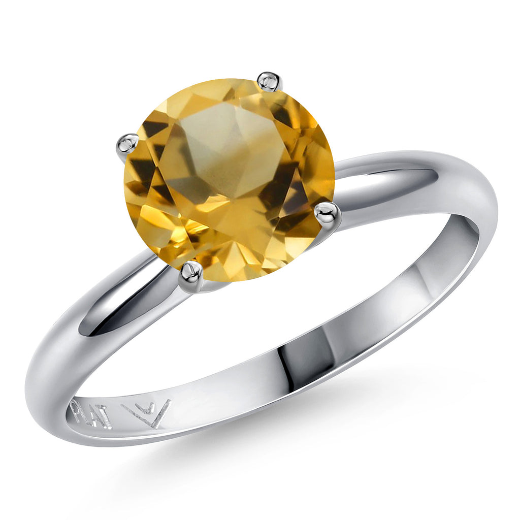 Citrine - November_7_Ring in Platinum