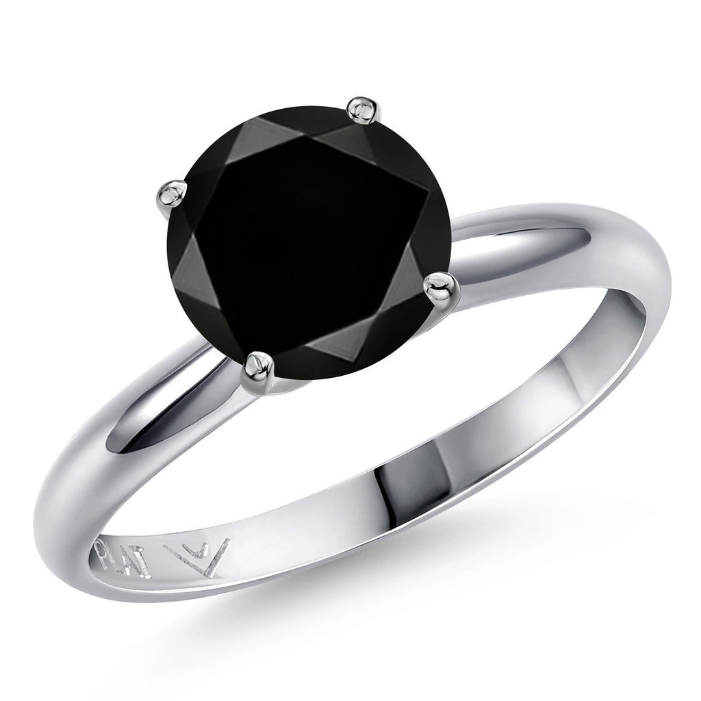Black Diamond - April_8_Ring in Platinum