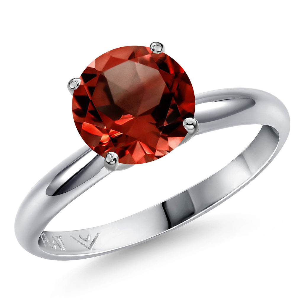 Garnet - January_7_Ring in Platinum