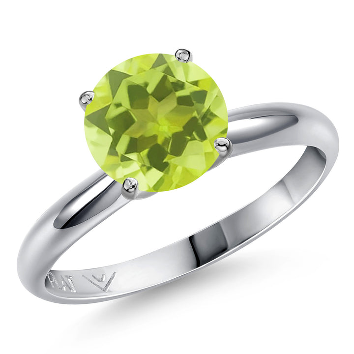 Lemon Quartz_5_Ring in Platinum