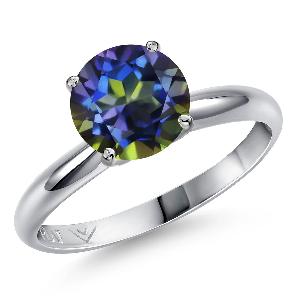 Blue Mystic Topaz_8_Ring in Platinum