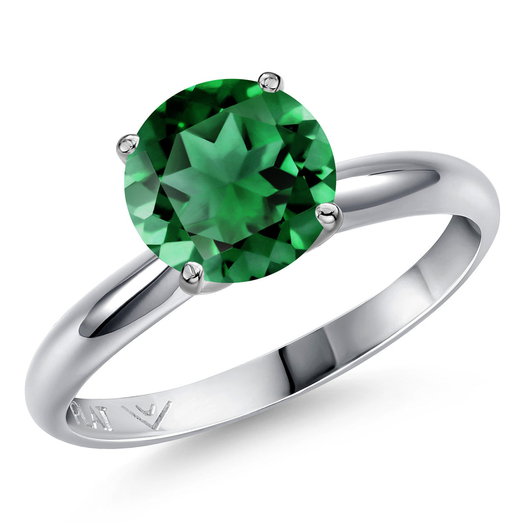 Nano Emerald - May_7_Ring in Platinum