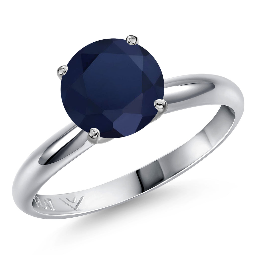 Blue Sapphire - September_9_Ring in Platinum